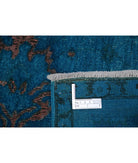 Onyx 5'5'' X 7'7'' Hand-Knotted Wool Rug 5'5'' x 7'7'' (163 X 228) / Teal / Teal