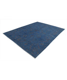 Onyx 7'8'' X 9'9'' Hand-Knotted Wool Rug 7'8'' x 9'9'' (230 X 293) / Blue / Blue