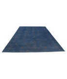 Onyx 7'8'' X 9'9'' Hand-Knotted Wool Rug 7'8'' x 9'9'' (230 X 293) / Blue / Blue