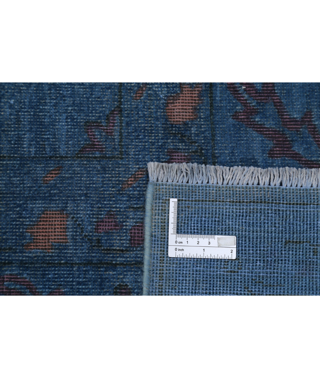 Onyx 7'8'' X 9'9'' Hand-Knotted Wool Rug 7'8'' x 9'9'' (230 X 293) / Blue / Blue