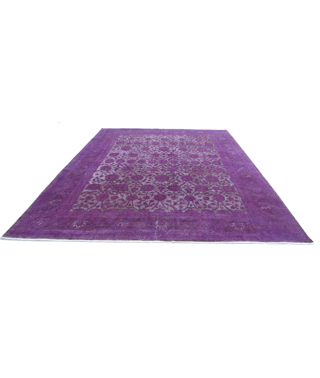 Onyx 9'11'' X 13'0'' Hand-Knotted Wool Rug 9'11'' x 13'0'' (298 X 390) / Purple / Purple