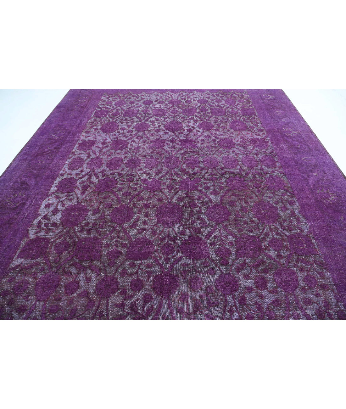 Onyx 9'11'' X 13'0'' Hand-Knotted Wool Rug 9'11'' x 13'0'' (298 X 390) / Purple / Purple