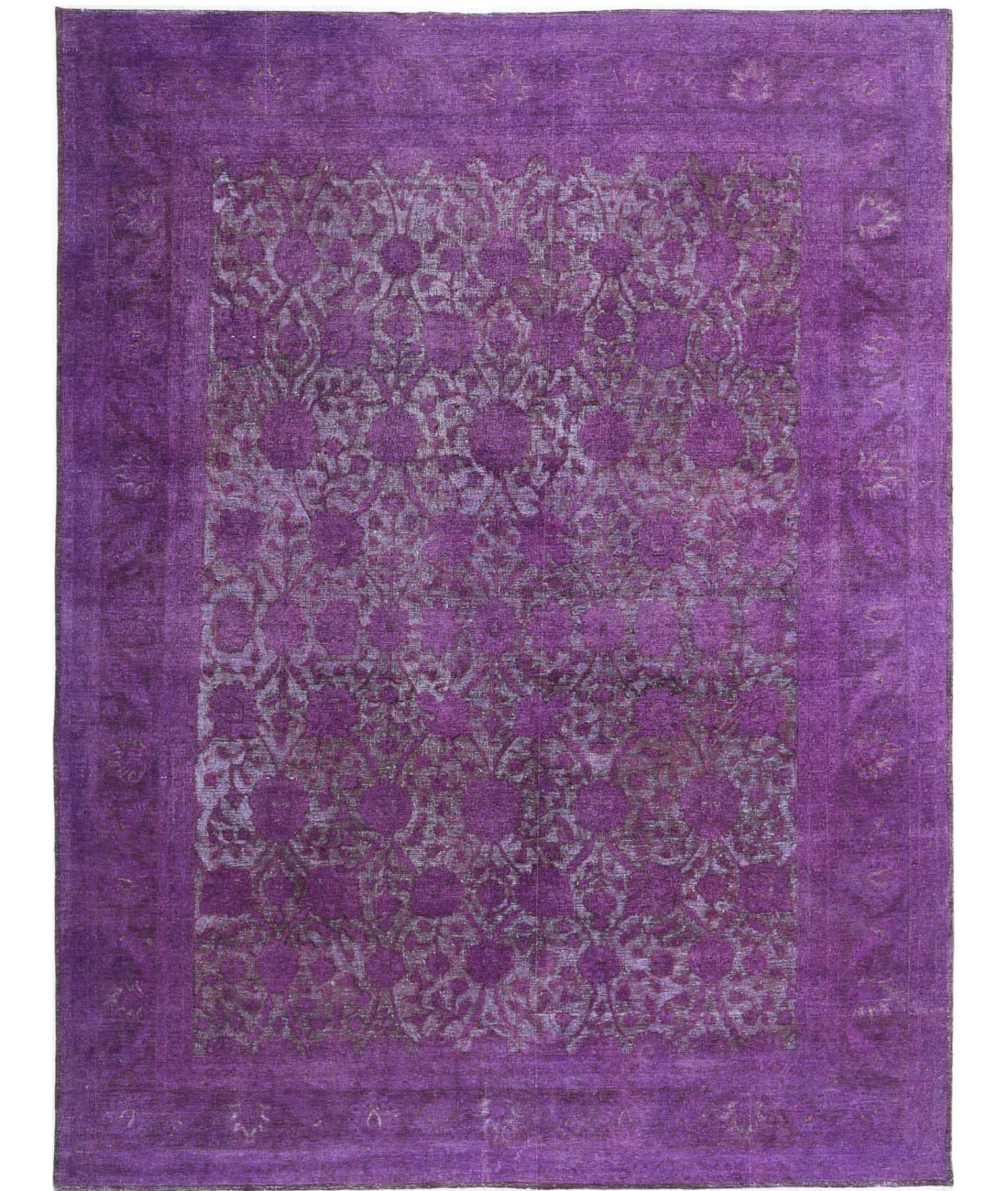 Onyx 9'11'' X 13'0'' Hand-Knotted Wool Rug 9'11'' x 13'0'' (298 X 390) / Purple / Purple