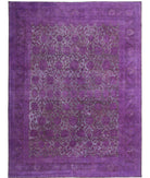 Onyx 9'11'' X 13'0'' Hand-Knotted Wool Rug 9'11'' x 13'0'' (298 X 390) / Purple / Purple