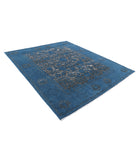 Onyx 7'10'' X 9'3'' Hand-Knotted Wool Rug 7'10'' x 9'3'' (235 X 278) / Blue / Brown