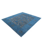 Onyx 7'10'' X 9'3'' Hand-Knotted Wool Rug 7'10'' x 9'3'' (235 X 278) / Blue / Brown