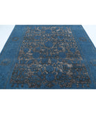 Onyx 7'10'' X 9'3'' Hand-Knotted Wool Rug 7'10'' x 9'3'' (235 X 278) / Blue / Brown