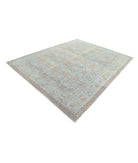 Onyx 7'11'' X 10'1'' Hand-Knotted Wool Rug 7'11'' x 10'1'' (238 X 303) / Blue / Grey