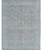 Onyx 7'11'' X 10'1'' Hand-Knotted Wool Rug 7'11'' x 10'1'' (238 X 303) / Blue / Grey