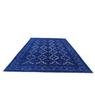 Onyx 9'8'' X 13'9'' Hand-Knotted Wool Rug 9'8'' x 13'9'' (290 X 413) / Blue / Blue