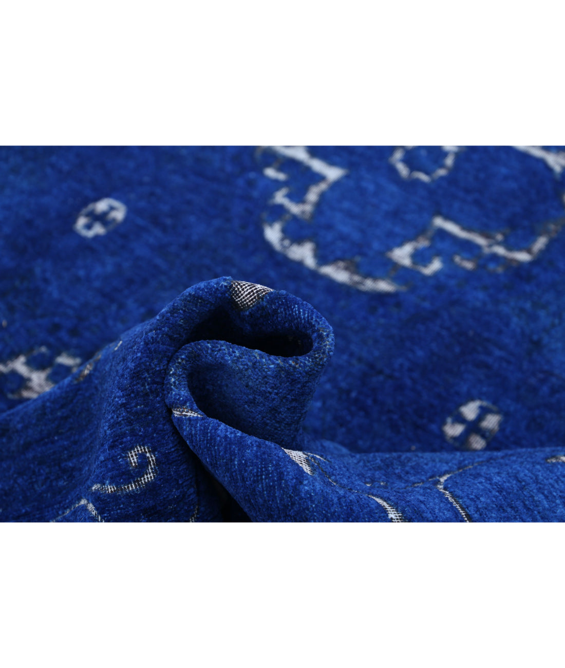 Onyx 9'8'' X 13'9'' Hand-Knotted Wool Rug 9'8'' x 13'9'' (290 X 413) / Blue / Blue