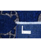 Onyx 9'8'' X 13'9'' Hand-Knotted Wool Rug 9'8'' x 13'9'' (290 X 413) / Blue / Blue