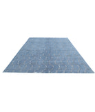 Onyx 8'7'' X 11'9'' Hand-Knotted Wool Rug 8'7'' x 11'9'' (258 X 353) / Grey / Blue