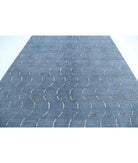 Onyx 8'7'' X 11'9'' Hand-Knotted Wool Rug 8'7'' x 11'9'' (258 X 353) / Grey / Blue