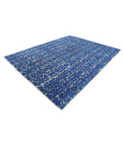 Onyx 8'6'' X 11'8'' Hand-Knotted Wool Rug 8'6'' x 11'8'' (255 X 350) / Blue / Blue