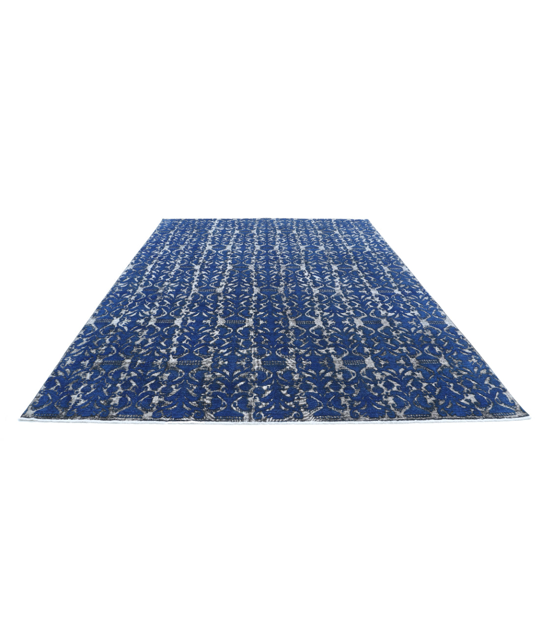 Onyx 8'6'' X 11'8'' Hand-Knotted Wool Rug 8'6'' x 11'8'' (255 X 350) / Blue / Blue