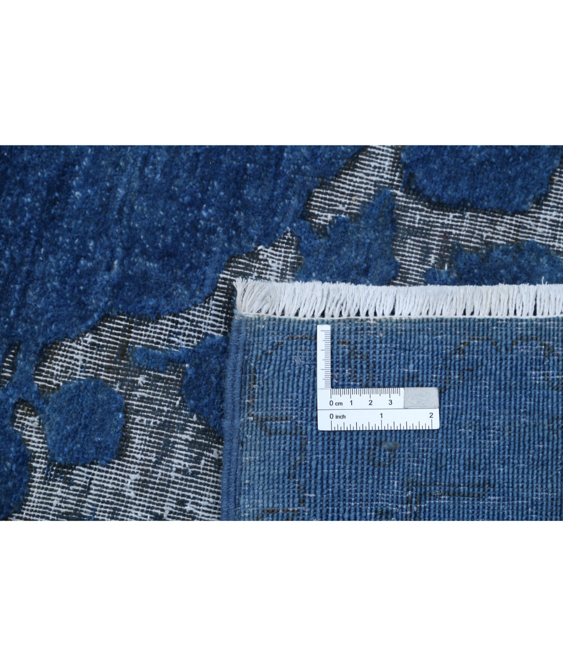 Onyx 8'7'' X 11'3'' Hand-Knotted Wool Rug 8'7'' x 11'3'' (258 X 338) / Blue / Blue