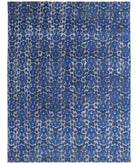 Onyx 8'7'' X 11'6'' Hand-Knotted Wool Rug 8'7'' x 11'6'' (258 X 345) / Blue / Blue