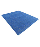 Onyx 8'0'' X 9'7'' Hand-Knotted Wool Rug 8'0'' x 9'7'' (240 X 288) / Blue / Blue