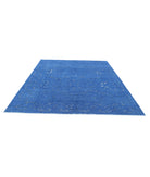 Onyx 8'0'' X 9'7'' Hand-Knotted Wool Rug 8'0'' x 9'7'' (240 X 288) / Blue / Blue