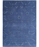 Onyx 8'7'' X 11'9'' Hand-Knotted Wool Rug 8'7'' x 11'9'' (258 X 353) / Blue / N/A