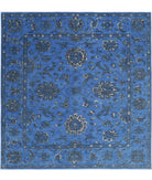 Onyx 11'4'' X 11'6'' Hand-Knotted Wool Rug 11'4'' x 11'6'' (340 X 345) / Blue / Blue