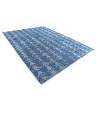 Onyx 8'10'' X 11'9'' Hand-Knotted Wool Rug 8'10'' x 11'9'' (265 X 353) / Blue / Blue