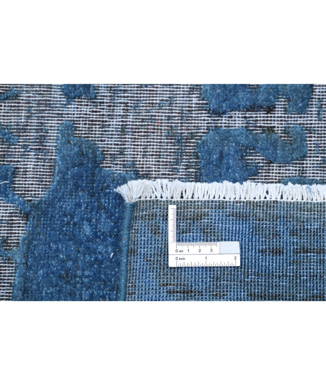 Onyx 8'10'' X 11'9'' Hand-Knotted Wool Rug 8'10'' x 11'9'' (265 X 353) / Blue / Blue