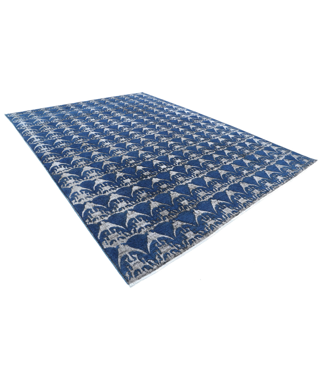 Onyx 9'7'' X 13'0'' Hand-Knotted Wool Rug 9'7'' x 13'0'' (288 X 390) / Blue / N/A