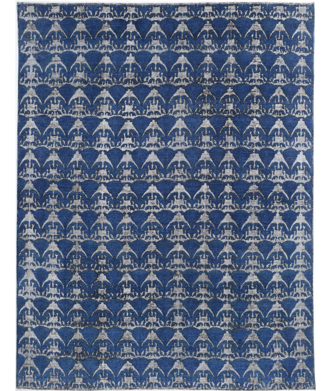 Onyx 9'7'' X 13'0'' Hand-Knotted Wool Rug 9'7'' x 13'0'' (288 X 390) / Blue / N/A