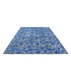 Onyx 8'0'' X 10'3'' Hand-Knotted Wool Rug 8'0'' x 10'3'' (240 X 308) / Blue / White