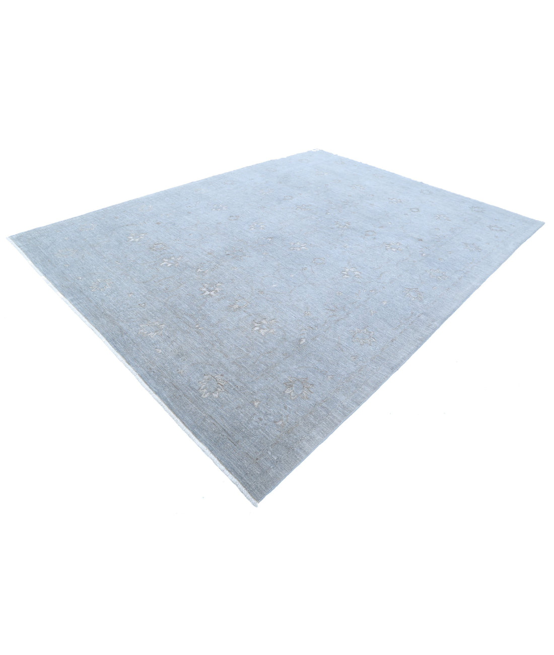 Onyx 8'11'' X 11'9'' Hand-Knotted Wool Rug 8'11'' x 11'9'' (268 X 353) / Grey / Grey