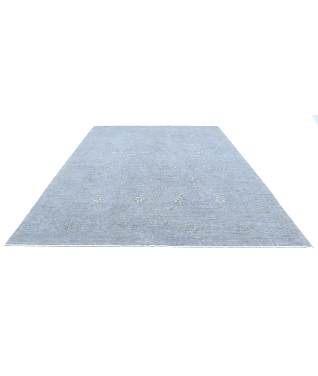 Onyx 8'11'' X 11'9'' Hand-Knotted Wool Rug 8'11'' x 11'9'' (268 X 353) / Grey / Grey