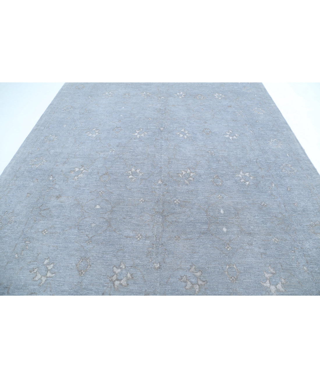 Onyx 8'11'' X 11'9'' Hand-Knotted Wool Rug 8'11'' x 11'9'' (268 X 353) / Grey / Grey