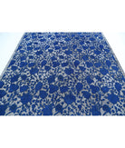 Onyx 7'11'' X 9'8'' Hand-Knotted Wool Rug 7'11'' x 9'8'' (238 X 290) / Blue / Charcoal