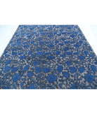 Onyx 8'1'' X 10'2'' Hand-Knotted Wool Rug 8'1'' x 10'2'' (243 X 305) / Blue / Charcoal