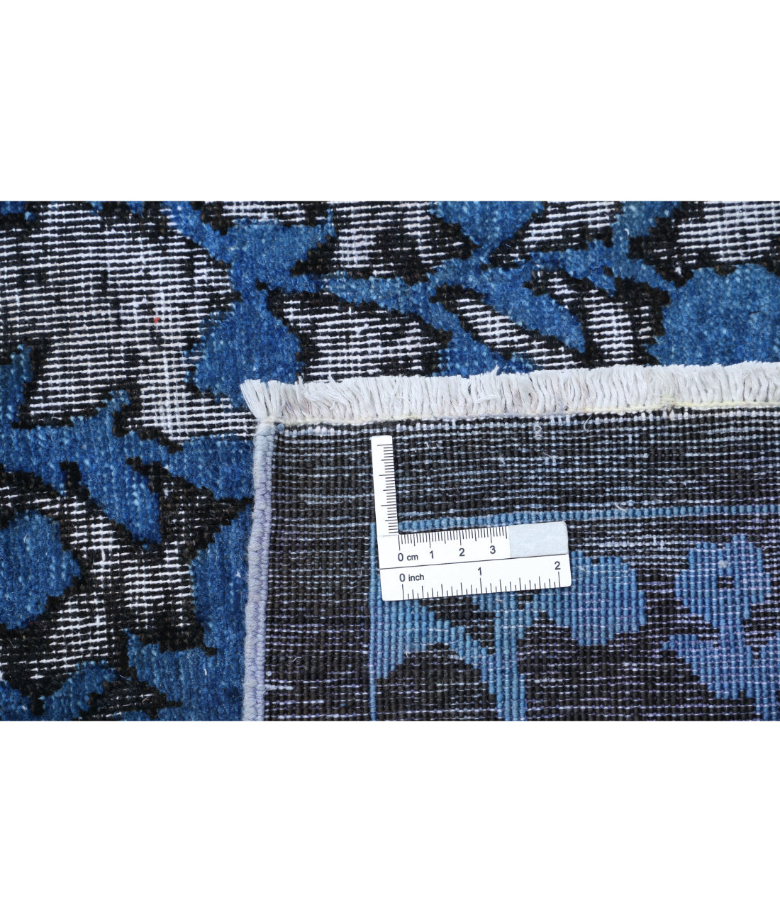 Onyx 8'1'' X 10'2'' Hand-Knotted Wool Rug 8'1'' x 10'2'' (243 X 305) / Blue / Charcoal