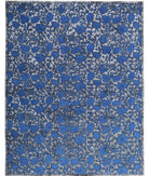 Onyx 8'1'' X 10'2'' Hand-Knotted Wool Rug 8'1'' x 10'2'' (243 X 305) / Blue / Charcoal