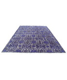 Onyx 8'9'' X 11'7'' Hand-Knotted Wool Rug 8'9'' x 11'7'' (263 X 348) / Purple / Charcoal