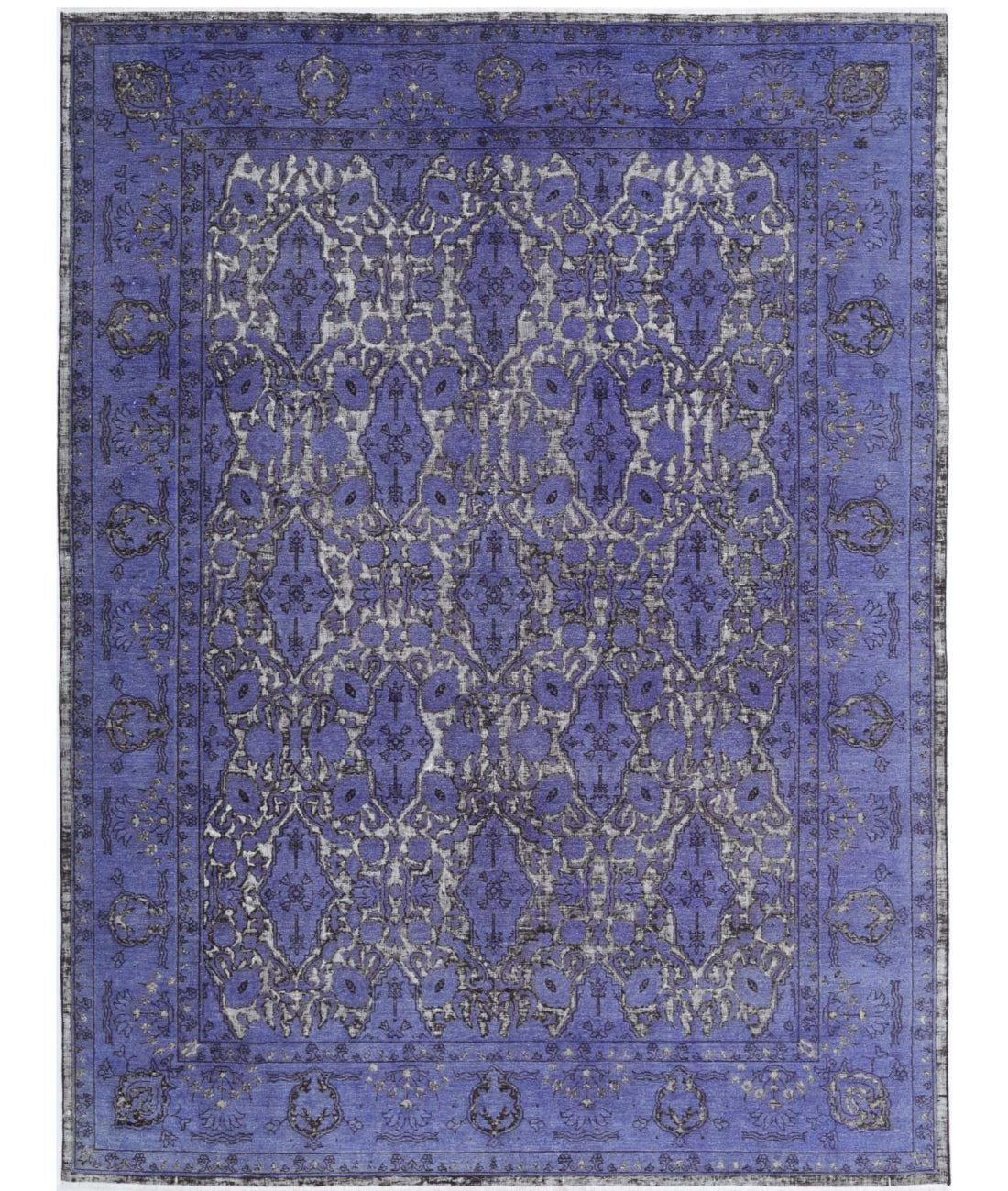 Onyx 7'10'' X 10'4'' Hand-Knotted Wool Rug 7'10'' x 10'4'' (235 X 310) / Purple / Purple