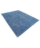 Onyx 7'8'' X 9'5'' Hand-Knotted Wool Rug 7'8'' x 9'5'' (230 X 283) / Blue / Blue