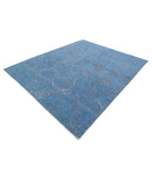 Onyx 7'8'' X 9'5'' Hand-Knotted Wool Rug 7'8'' x 9'5'' (230 X 283) / Blue / Blue