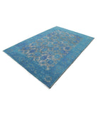 Onyx 5'10'' X 8'9'' Hand-Knotted Wool Rug 5'10'' x 8'9'' (175 X 263) / Blue / Blue