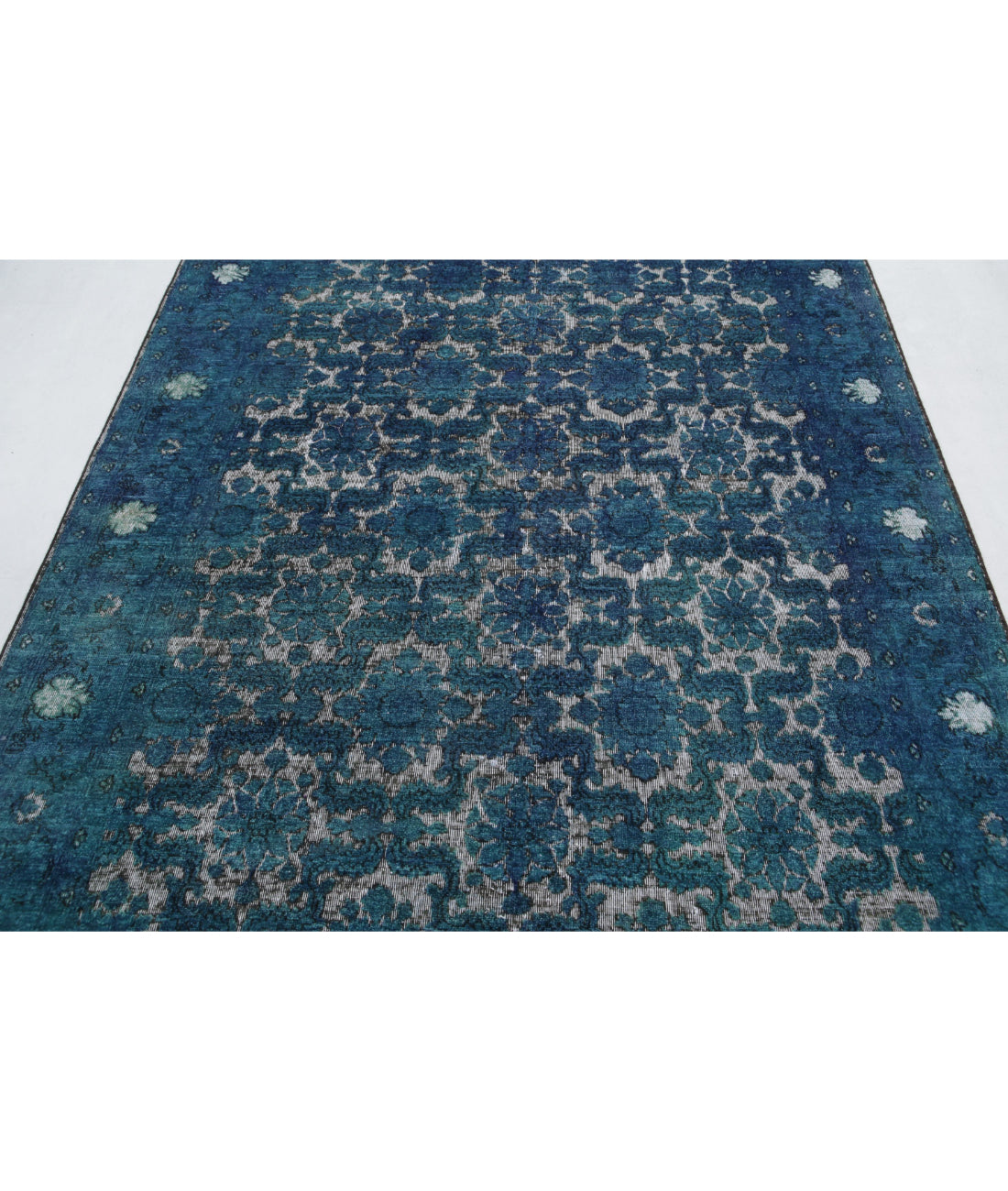 Onyx 5'9'' X 8'6'' Hand-Knotted Wool Rug 5'9'' x 8'6'' (173 X 255) / Blue / N/A