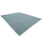 Onyx 12'0'' X 14'9'' Hand-Knotted Wool Rug 12'0'' x 14'9'' (360 X 443) / Green / Blue