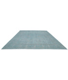 Onyx 12'0'' X 14'9'' Hand-Knotted Wool Rug 12'0'' x 14'9'' (360 X 443) / Green / Blue