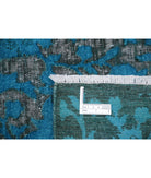 Onyx 5'0'' X 7'4'' Hand-Knotted Wool Rug 5'0'' x 7'4'' (150 X 220) / Teal / N/A