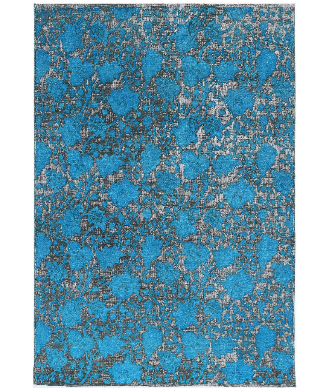 Onyx 5'0'' X 7'4'' Hand-Knotted Wool Rug 5'0'' x 7'4'' (150 X 220) / Teal / N/A