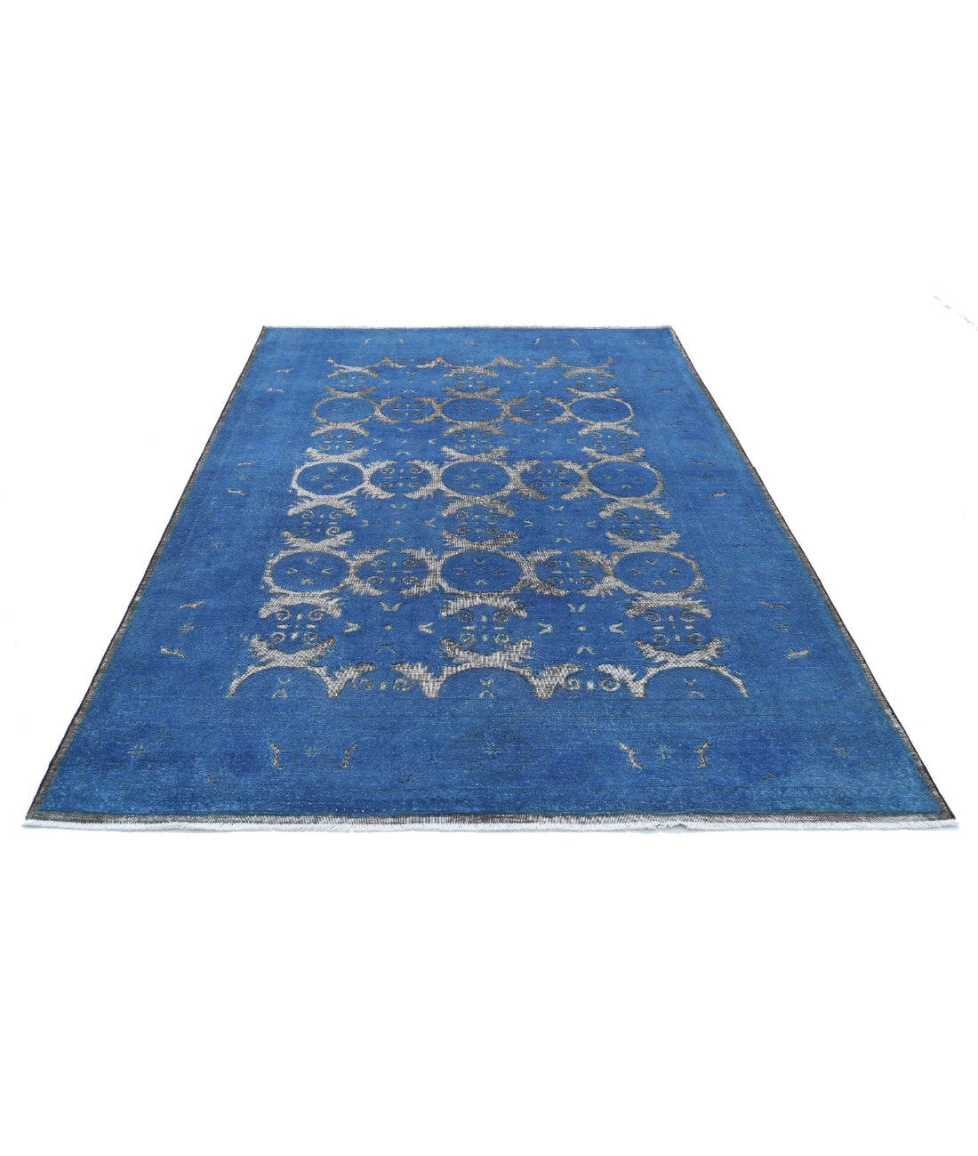 Onyx 5'10'' X 7'8'' Hand-Knotted Wool Rug 5'10'' x 7'8'' (175 X 230) / Blue / Blue