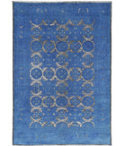 Onyx 5'10'' X 7'8'' Hand-Knotted Wool Rug 5'10'' x 7'8'' (175 X 230) / Blue / Blue